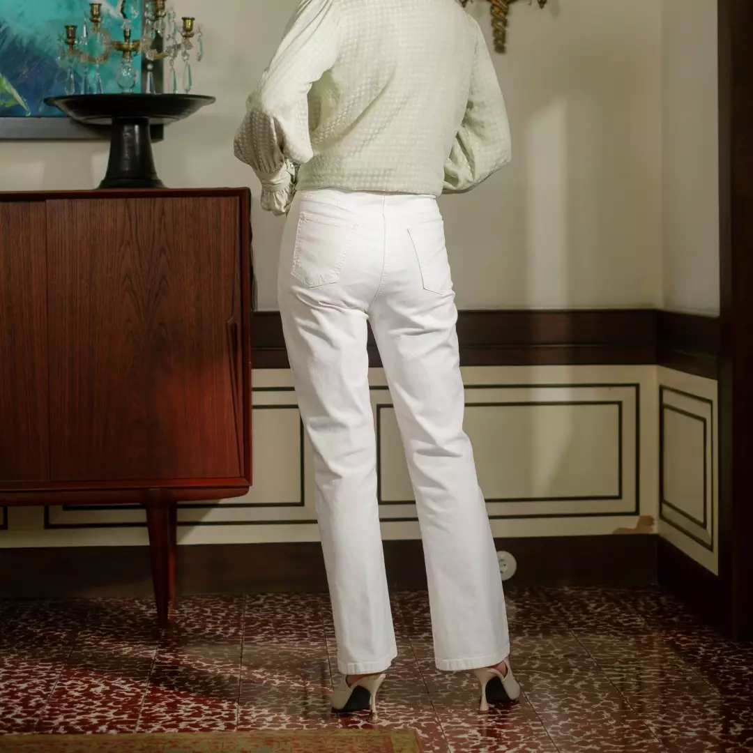 Trixie Pants White - Celana  Bawahan Muslim Wanita