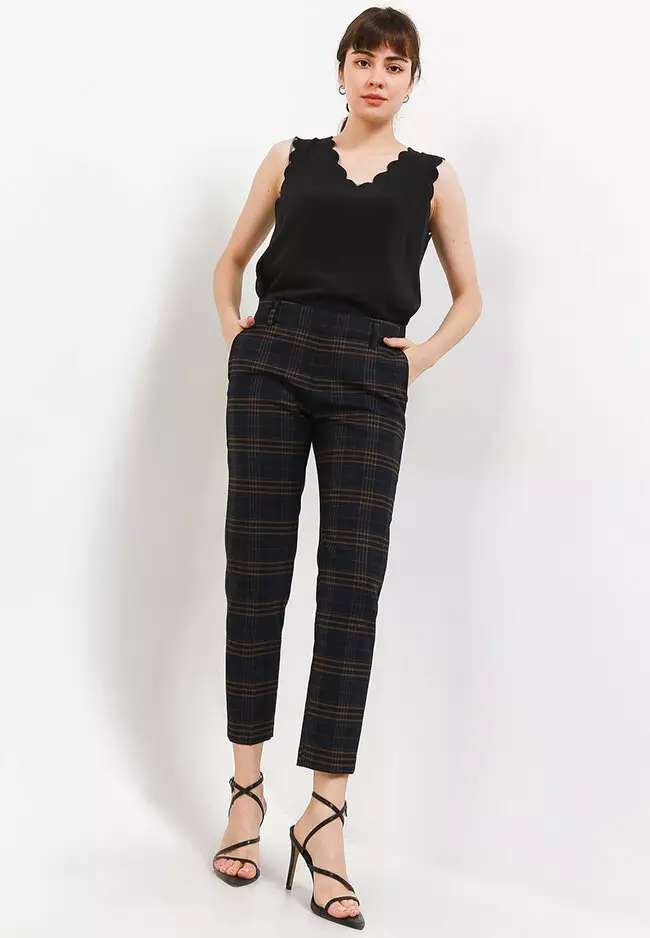 Femme Celana Fashion Slim Fit 7/8