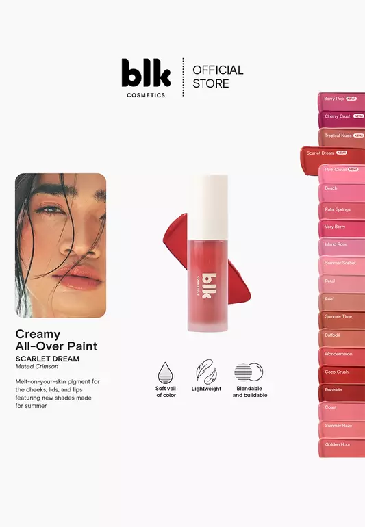 fresh creamy all over paint - scarlet dream