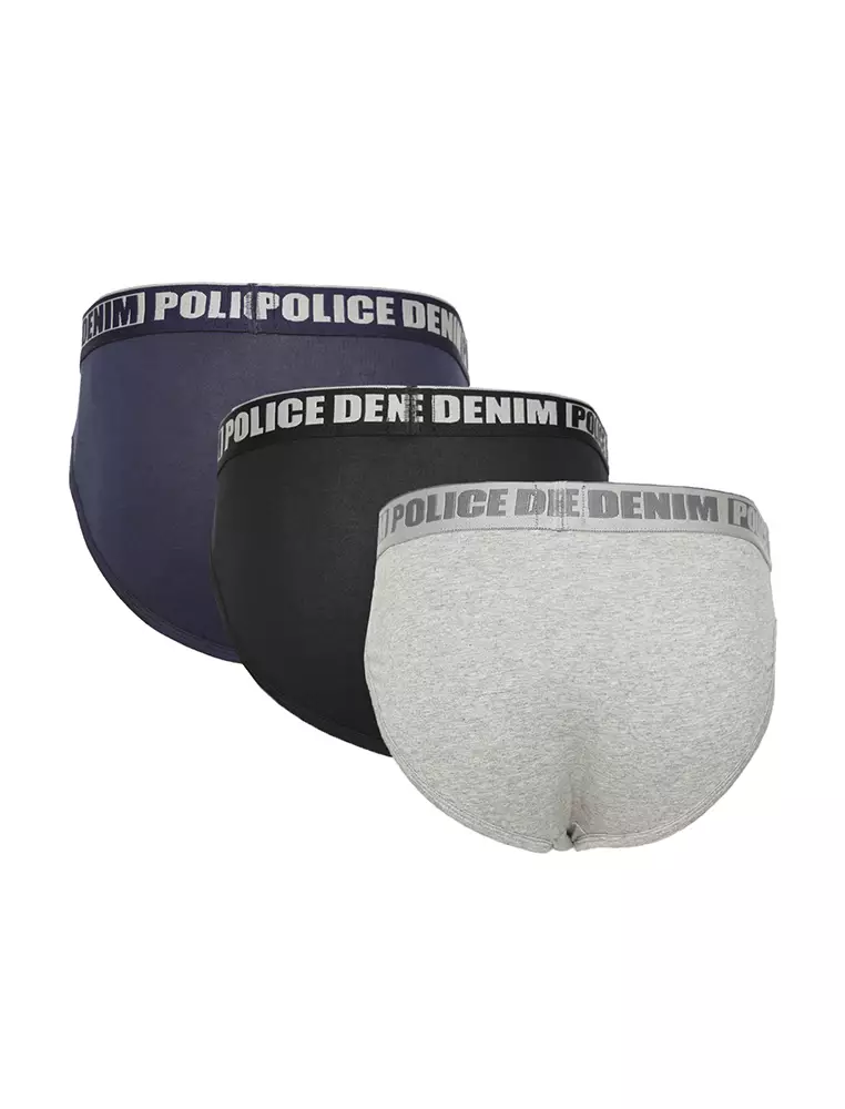 POLICE Celana Dalam Cotton Spandex Premium Pria