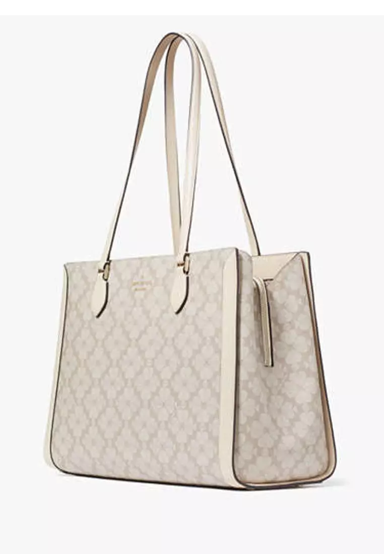 Signature Spade Flower East West Large Laptop Tote