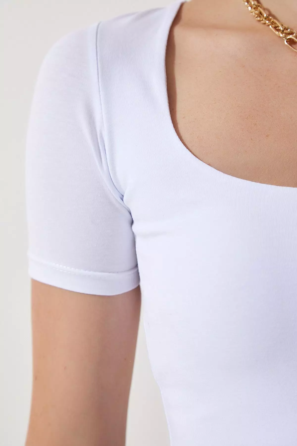 Short Sleeves Crop Top