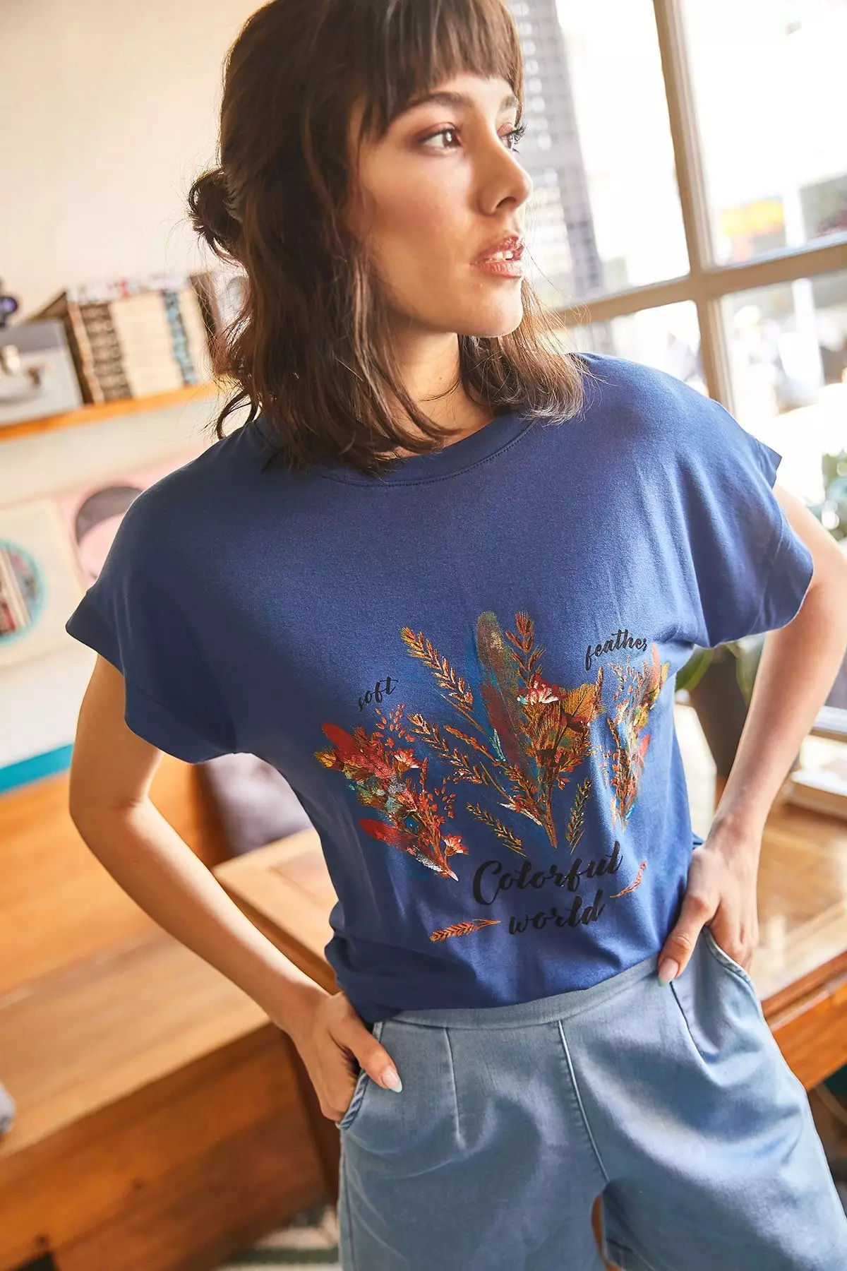 Furry Printed T-Shirt