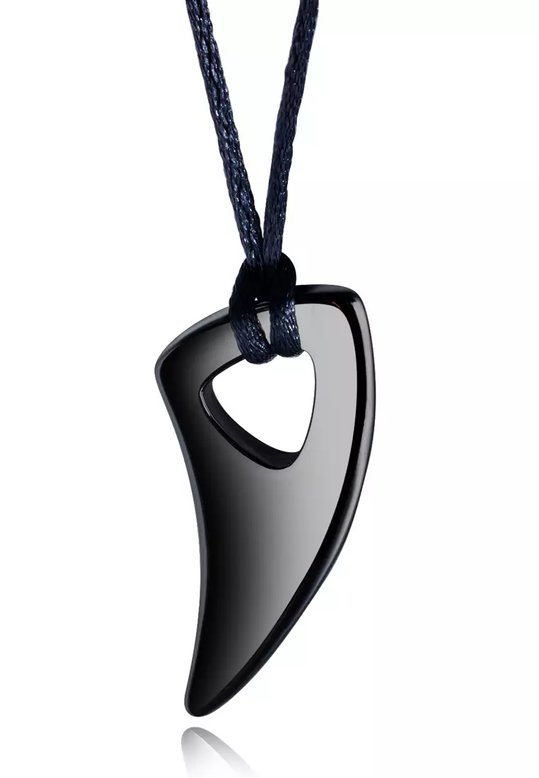 Mens black clearance pendant