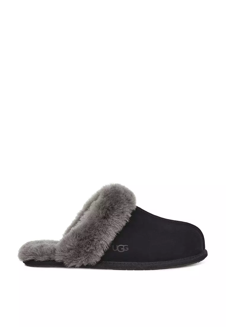 Discount on Ugg  shoes - SKU: Ugg Women's Scuffette Ii Slipper - Black-Grey (1106872-Bcgr)