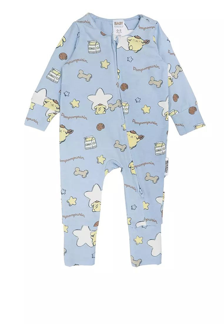 The Long Sleeve Zip Romper Licensed