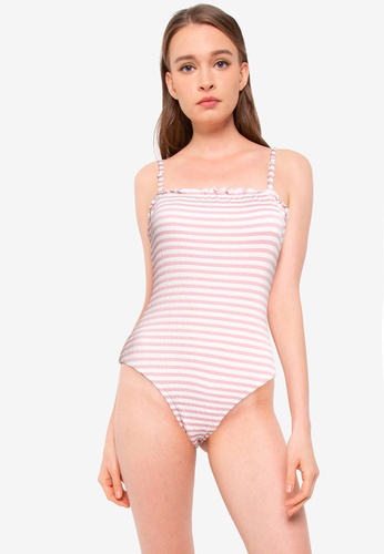 Vero Moda pink Emily Swimsuit C2150US1AC4C35GS_1