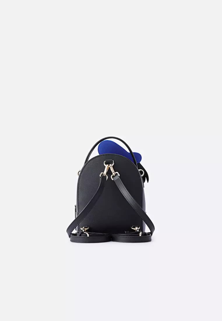 Buy FION Donald Duck Jacquard with Leather Backpack Online | ZALORA ...