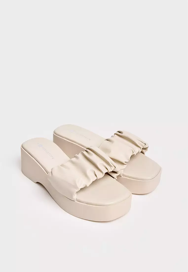 Women's Leather Platform Sandals