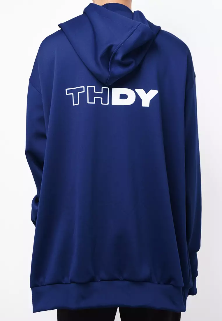 MOA35 Hoodie Ultra Oversize Pria Thdy Back Navy