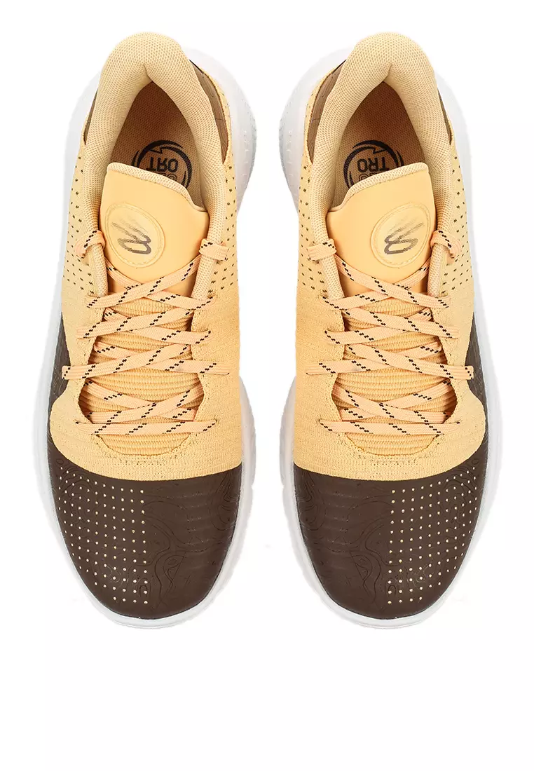 Under armour curry 4 kids brown top