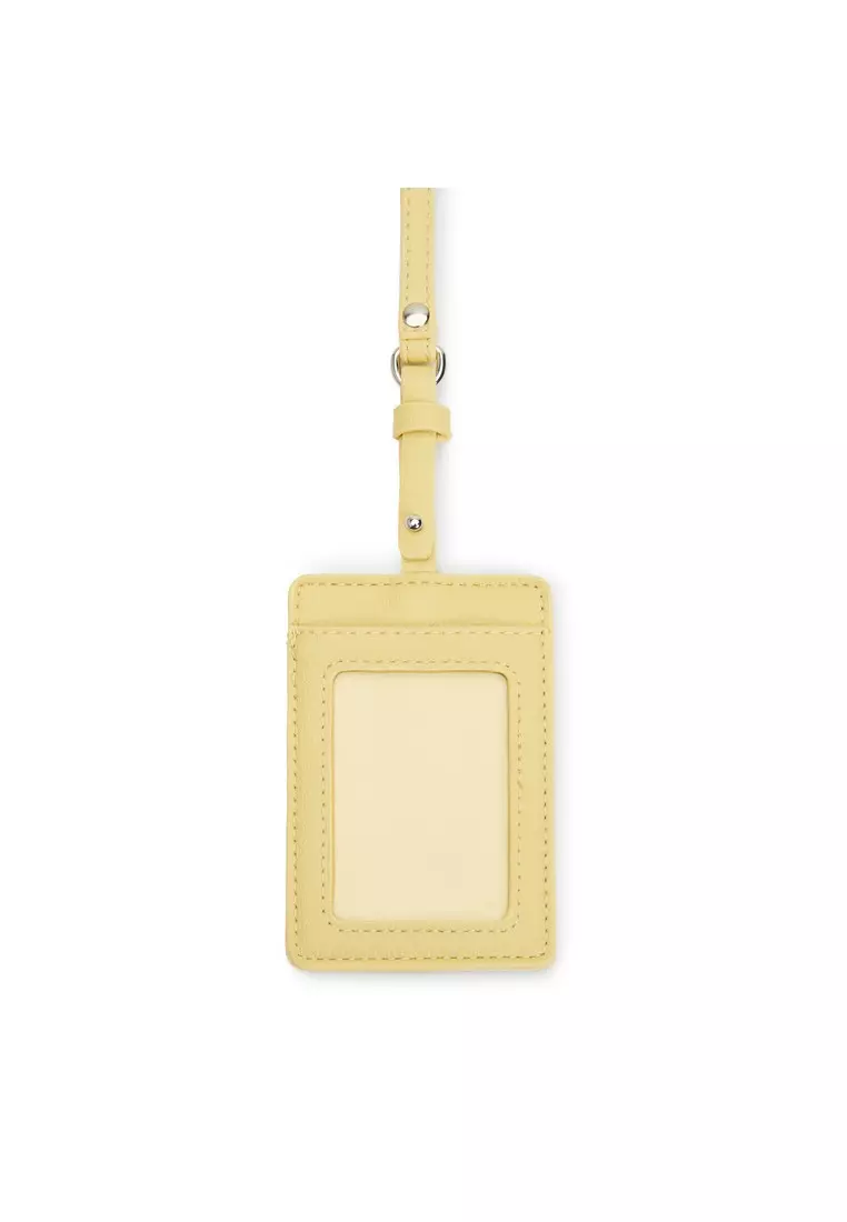 Staple Card Holder with Lanyard