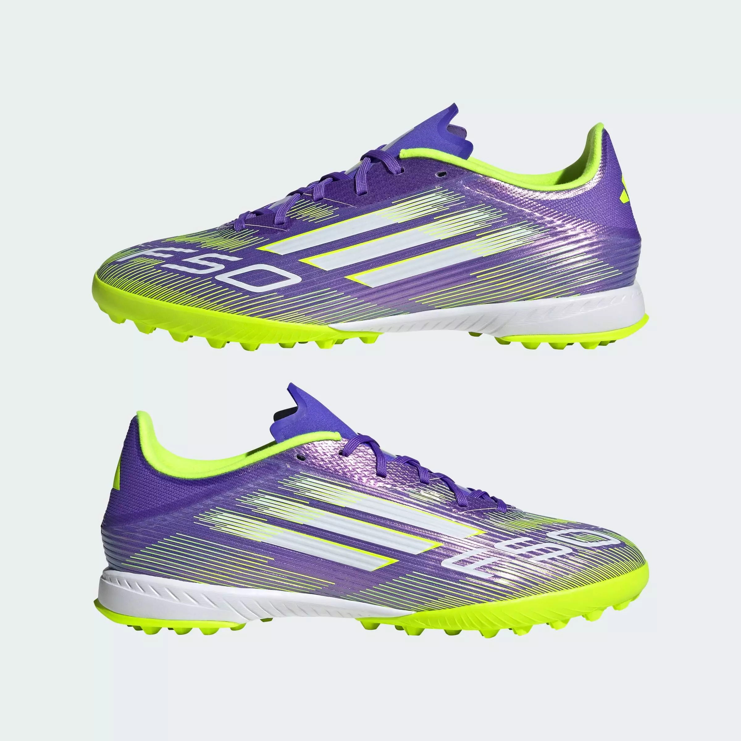 Football F50 League Turf Boots Unisex Purple JH7724