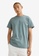 H&M blue Regular Fit Round-Neck T-Shirt 295F7AAF9099F2GS_1