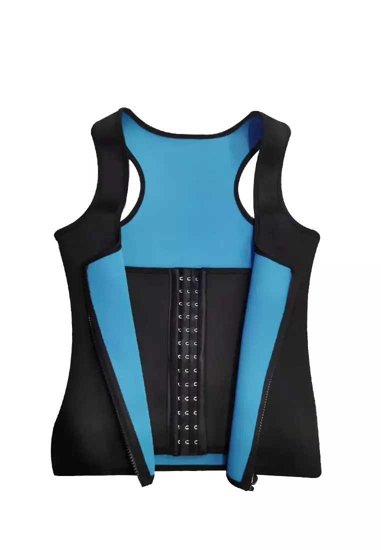 Women's Breathable Tummy Control Corset Hook & Loop Waist Trainer & Compression Girdle Belt Cincher