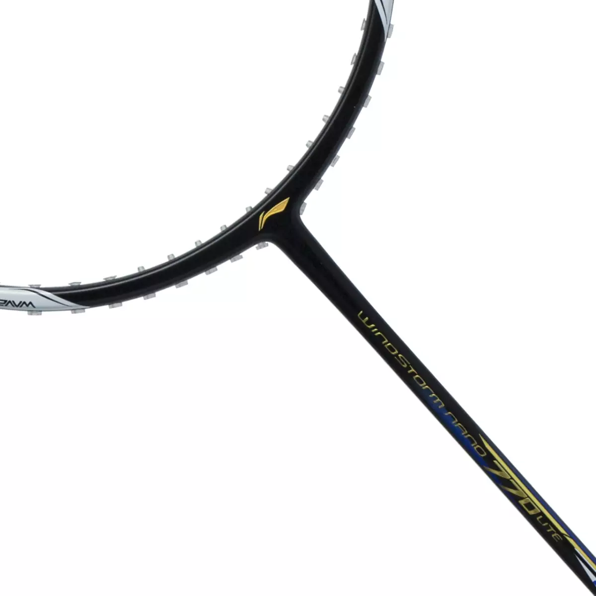 Li-Ning Badminton Racket Windstorm Nano 770 Lite Black/Red - AYPQ032-4 FREE Cover Kain