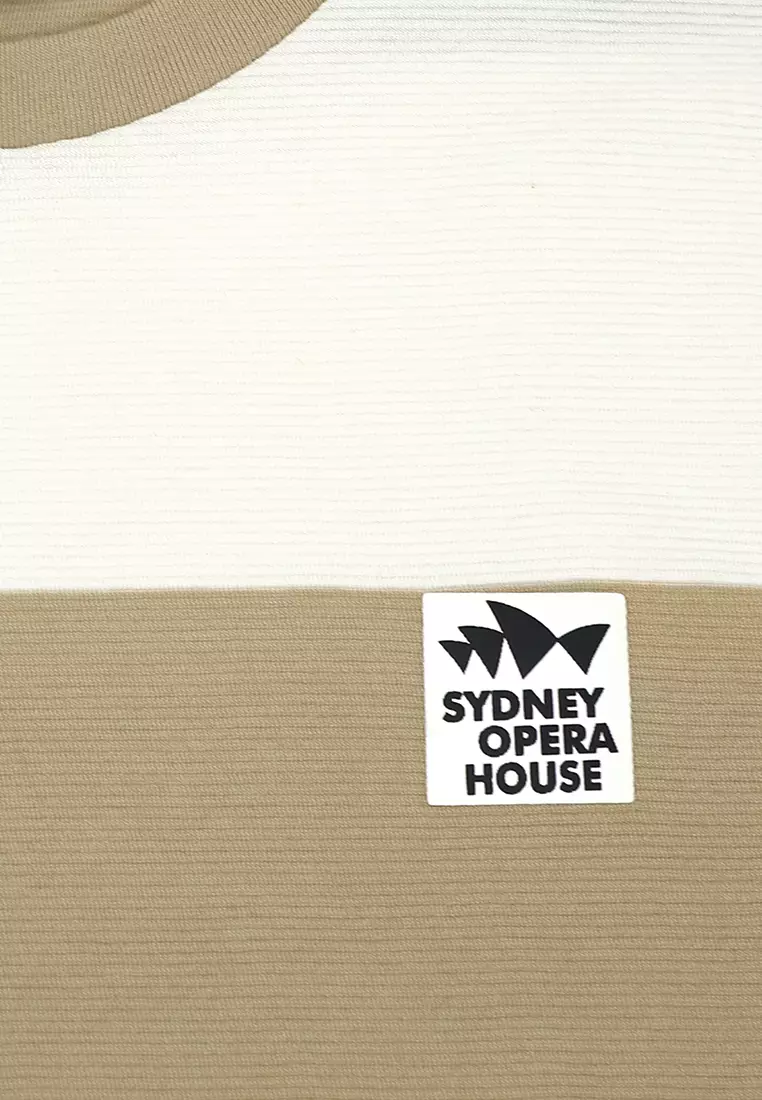 Men's Graphic Stripes T-Shirt "Sydney Opera House"