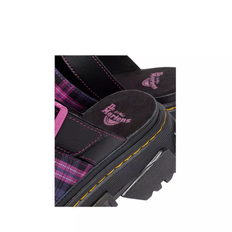 Dr. Martens Mattison Slide Black + Pink Multi