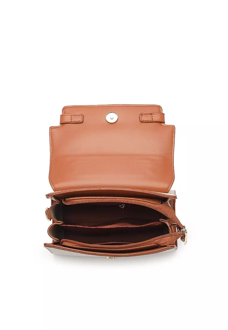 Women's Top Handle Bag / Sling Bag / Crossbody Bag / Shoulder Bag - Off White