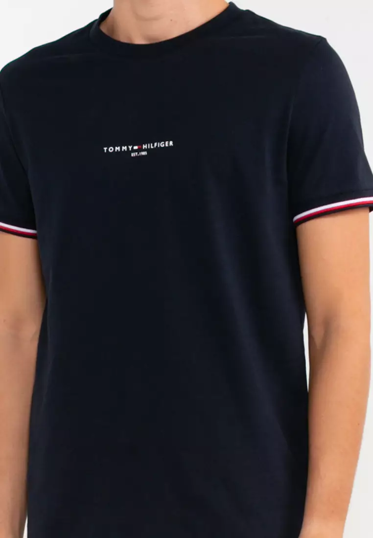 Tipped Slim Fit T-Shirt - Tommy Hilfiger Apparel