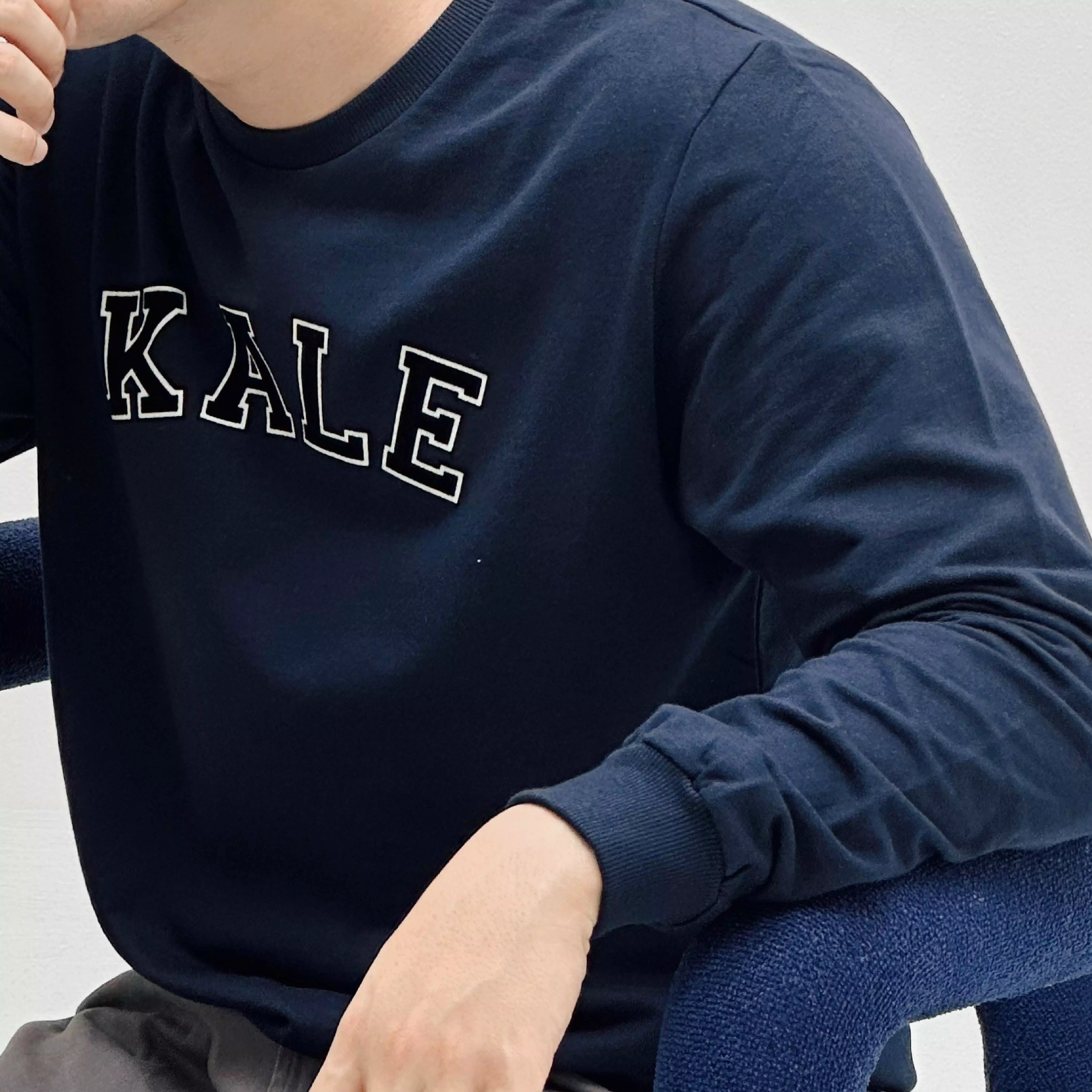 Kale Steven Navy / Sweater Pria