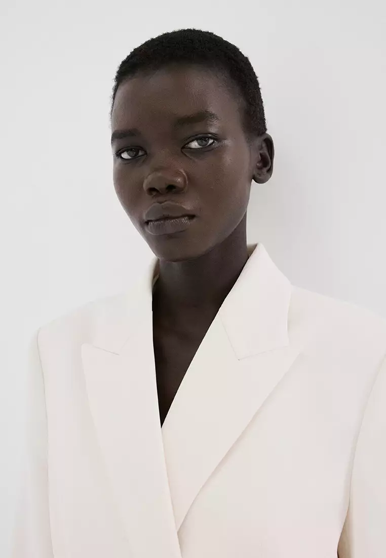 Suit Jacket With Waist Tie