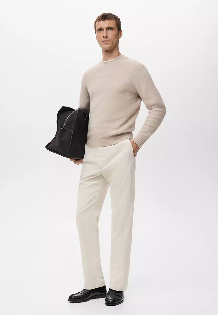 Corduroy Regular-Fit Trousers