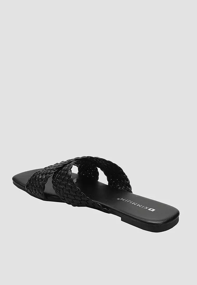 Jual Kimmijim Criss Cross Flat Sandals Original 2023 | ZALORA Indonesia