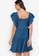 Origin by Zalora blue Ruffle Sleeve Dress made from Tencel A6367AA7E7162CGS_2