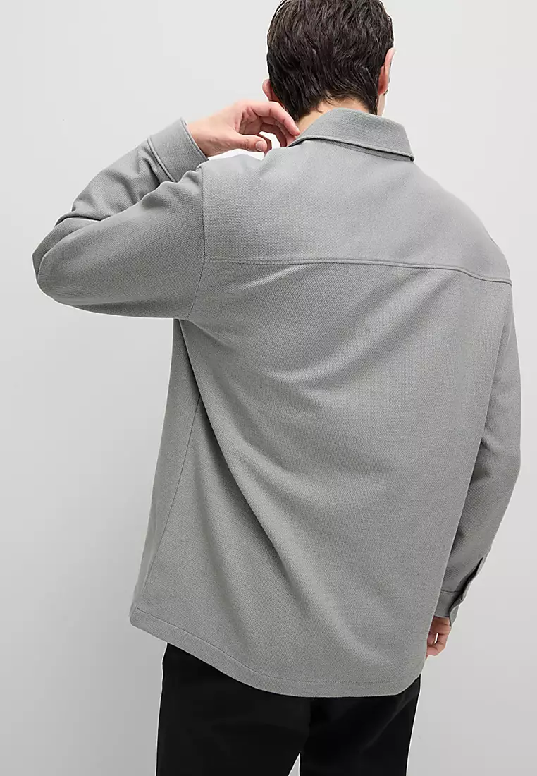 Smart Two Pocket Overshirt with Stretch