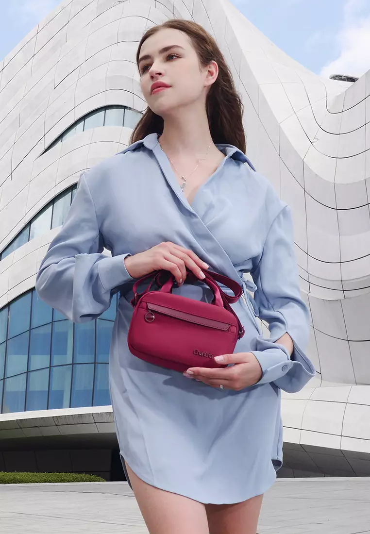 Nylon Mini Mobile Phone Bag Handbag Crossbody Sling Bag For Women