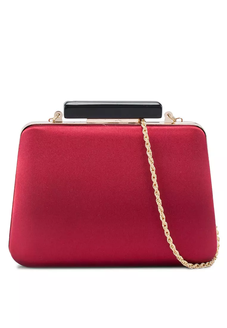Buy Papillon Clutch Satin Box Clutch Online ZALORA Malaysia