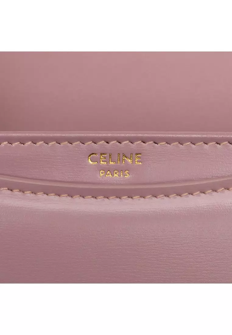 Pre-Loved Celine Mini Shiny Calfskin Besace Clea Satchel