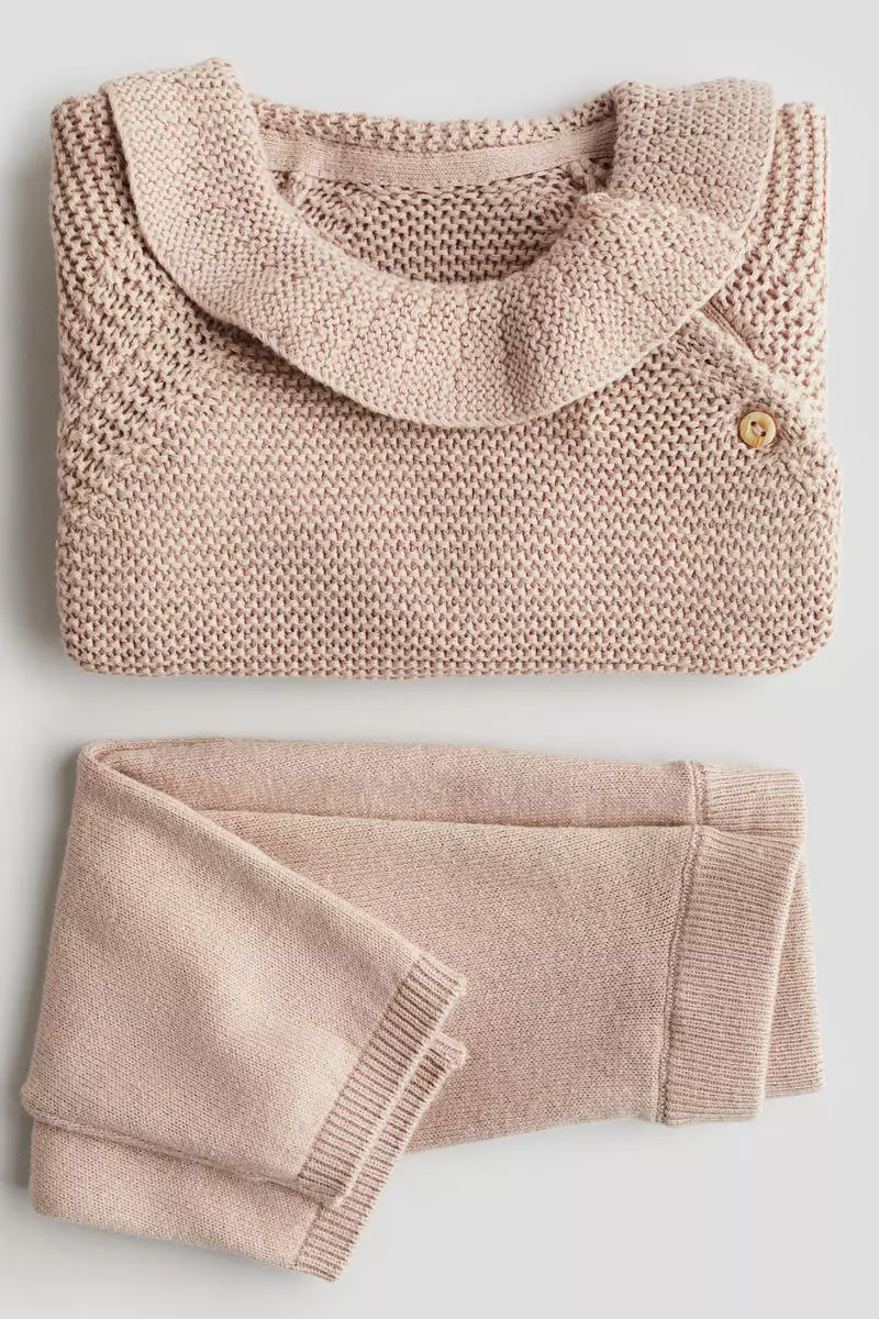 2-piece knitted cotton set