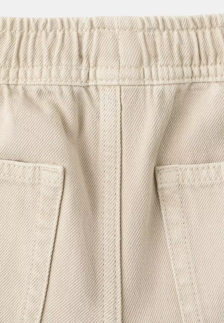 Straight Cotton Bermuda Shorts