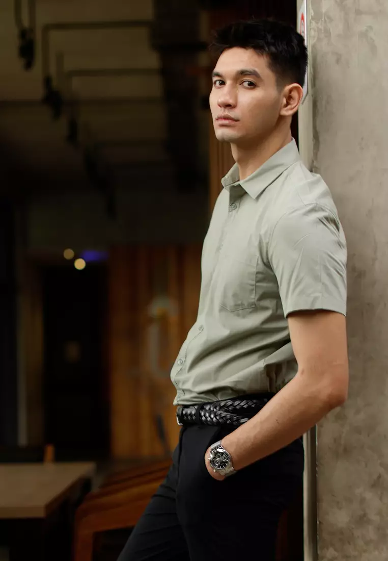 Oxcon Short Sleeve Business Shirt soft cotton Bamboo