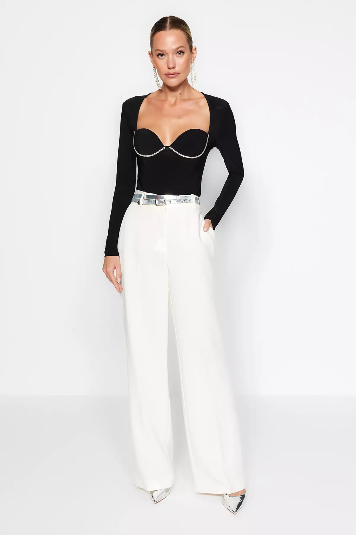 Sweetheart Neck Bodysuit