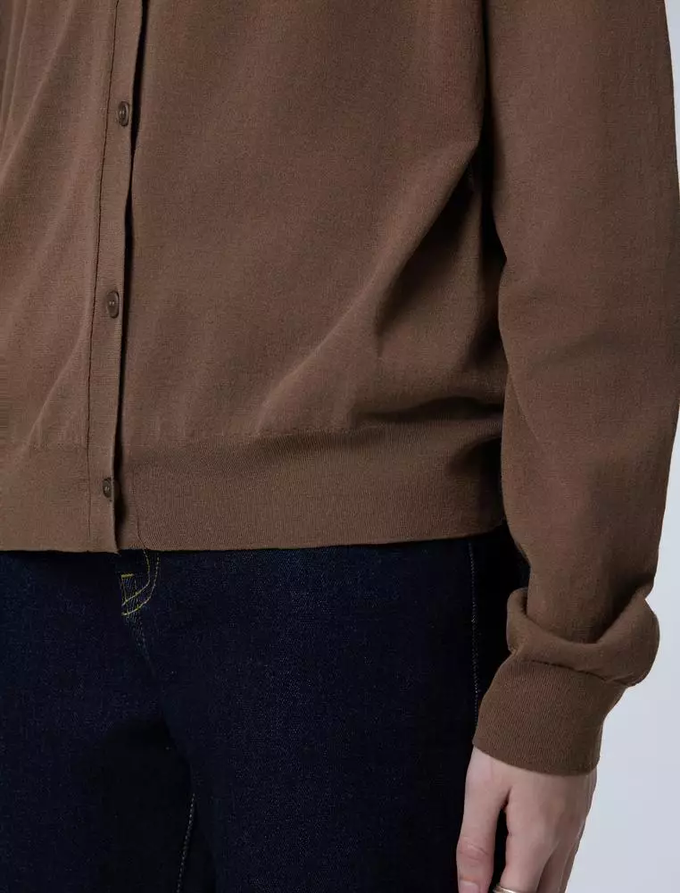   Short Length Open-Front Knit Sweater