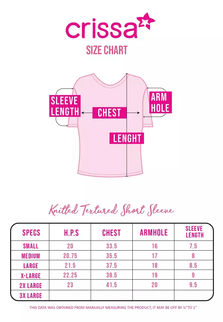 Textured Knitted Short Sleeves Blouse