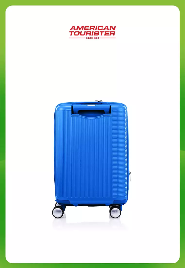 American Tourister Koper Hardcase Gemina Pro Cabin 20 Inch TSA V2 - SKY BLUE