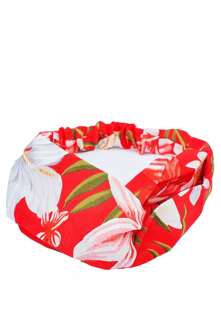 Twisted Headband Fiesta Red