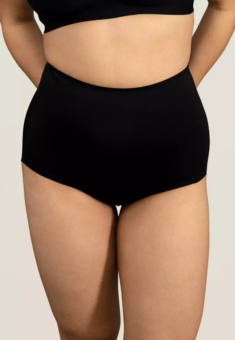 Next to Skin Ladies Women Seamless Heatpress Comfort Silk Soft High Rise Shaper Panty Clara-01 - 3in1 (Assorted)