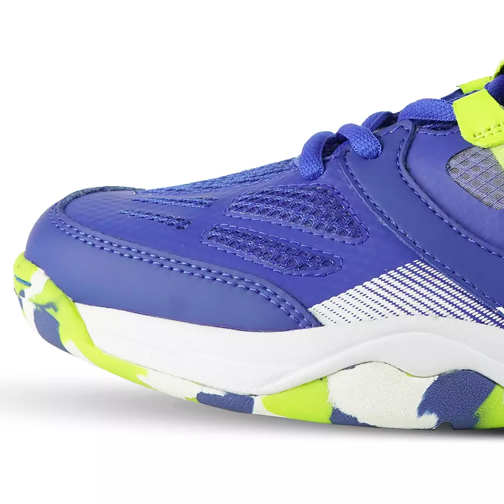 Eagle Sepatu Badminton Jet Pro II - BIRU/PUTIH/CITRUN