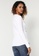 Guess white Long Sleeve Cn Icon Tee 83863AA9421676GS_1