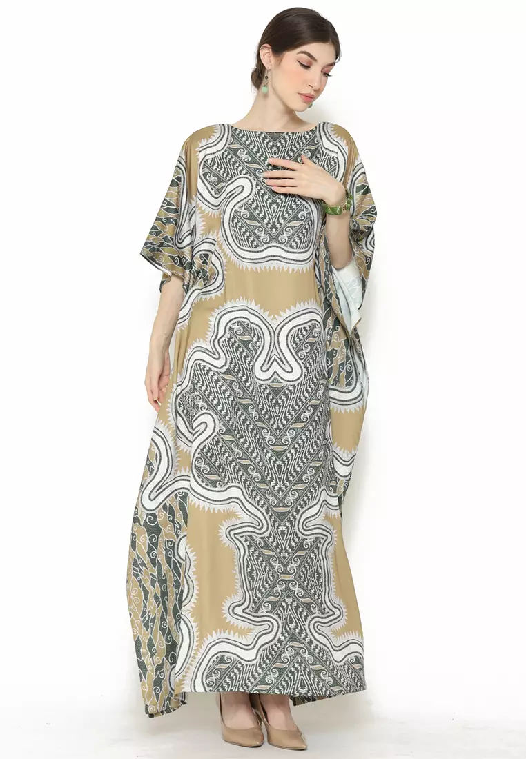 Kanzi Exclusive Short Sleeve Batik Kaftan
