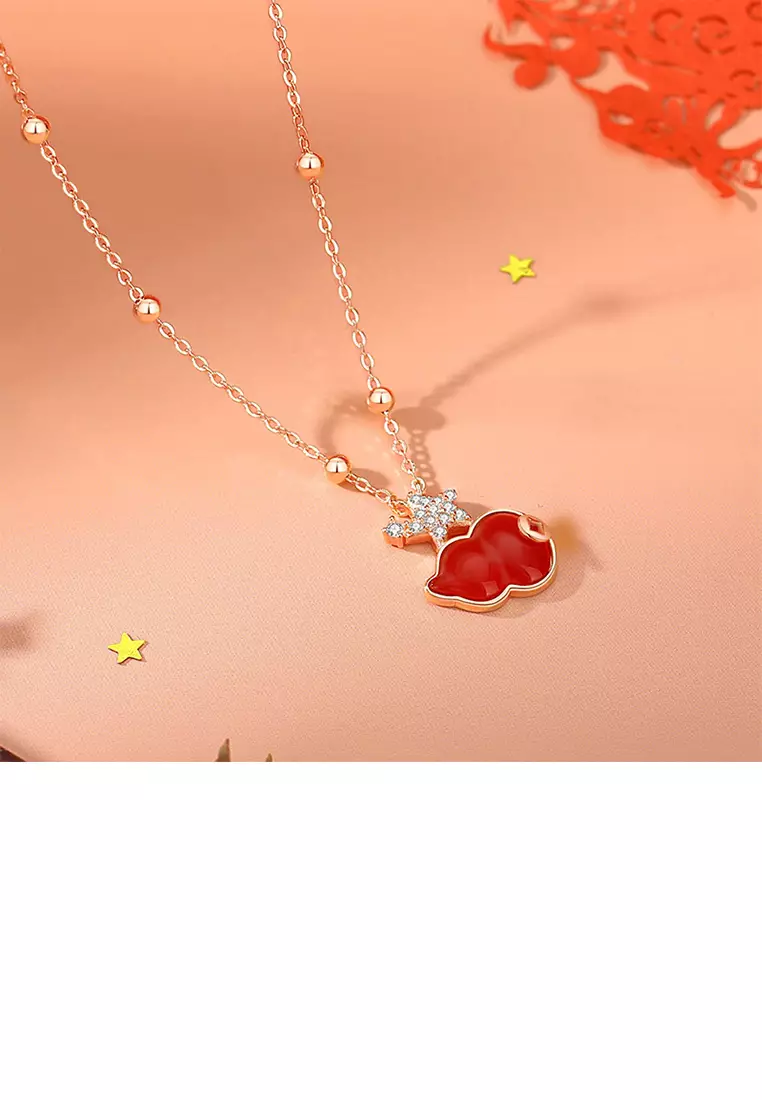 Red on sale agate pendant