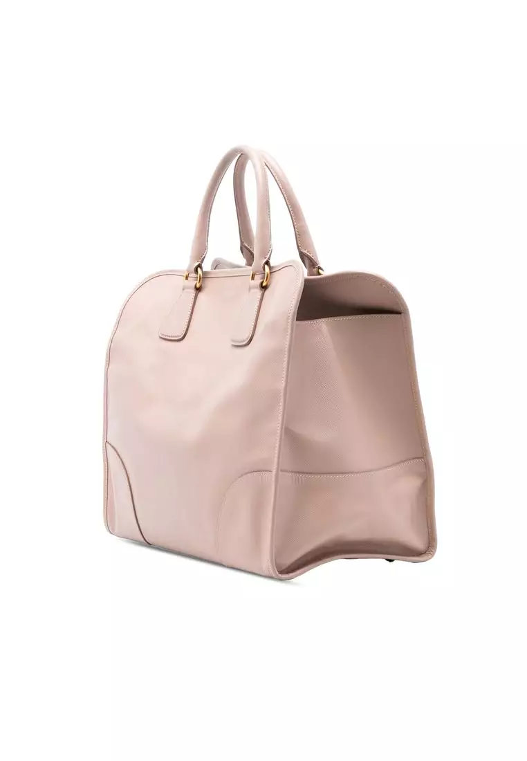 Pre-Loved Prada Saffiano Lux Shopping Tote