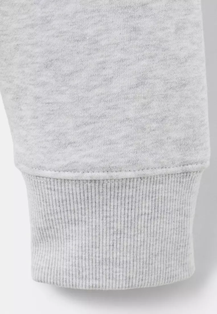 Regular-Fit Cotton Sweatshirt with Zip