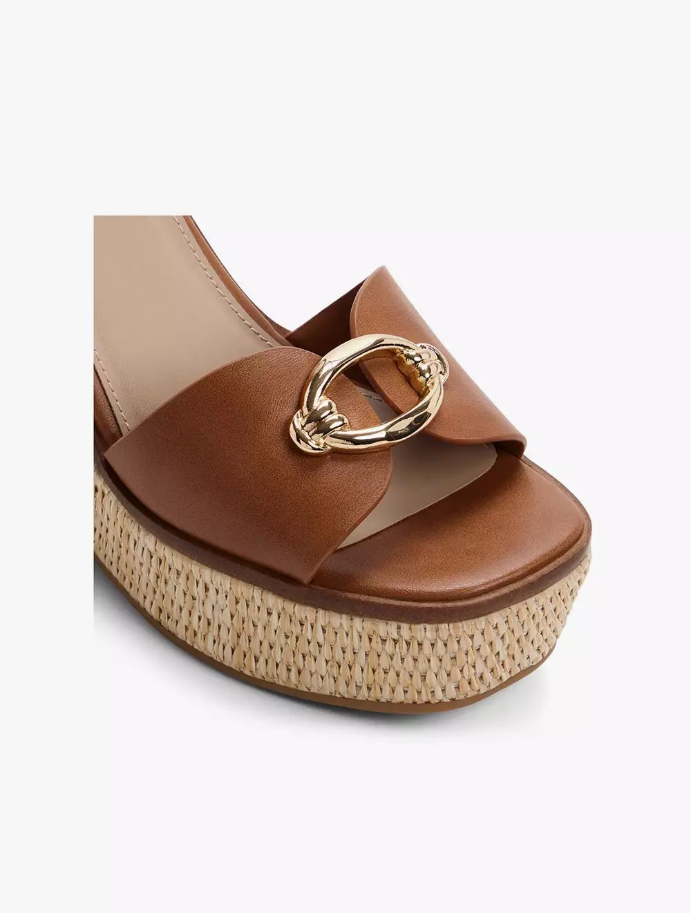 Aldo Carrabririel Women's Wedge Sandals - Medium Brown