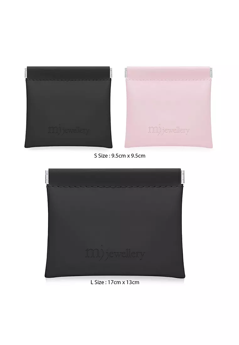MJ Jewellery Black Jewellery Pouch P001 (S Size)